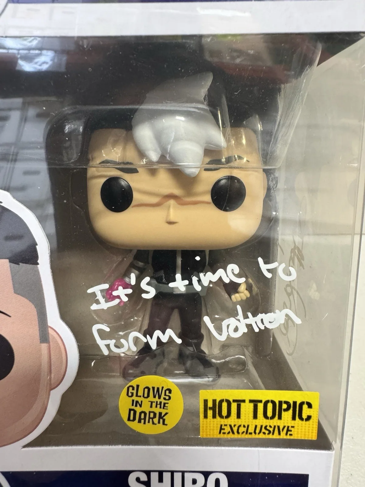 Josh Keaton — Funko Pop Voltron Shiro 478 Hot Topic Exclusive Signed By Josh Keaton NEW, изображение 4