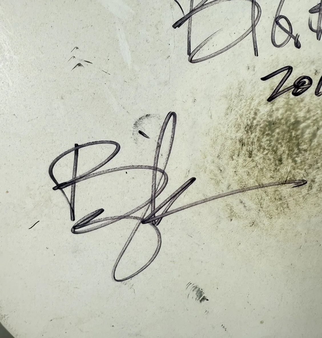 Autographed Big & Rich 2017 Big Kenny & John Rich Signed Evans Drum Head - 14”, изображение 5
