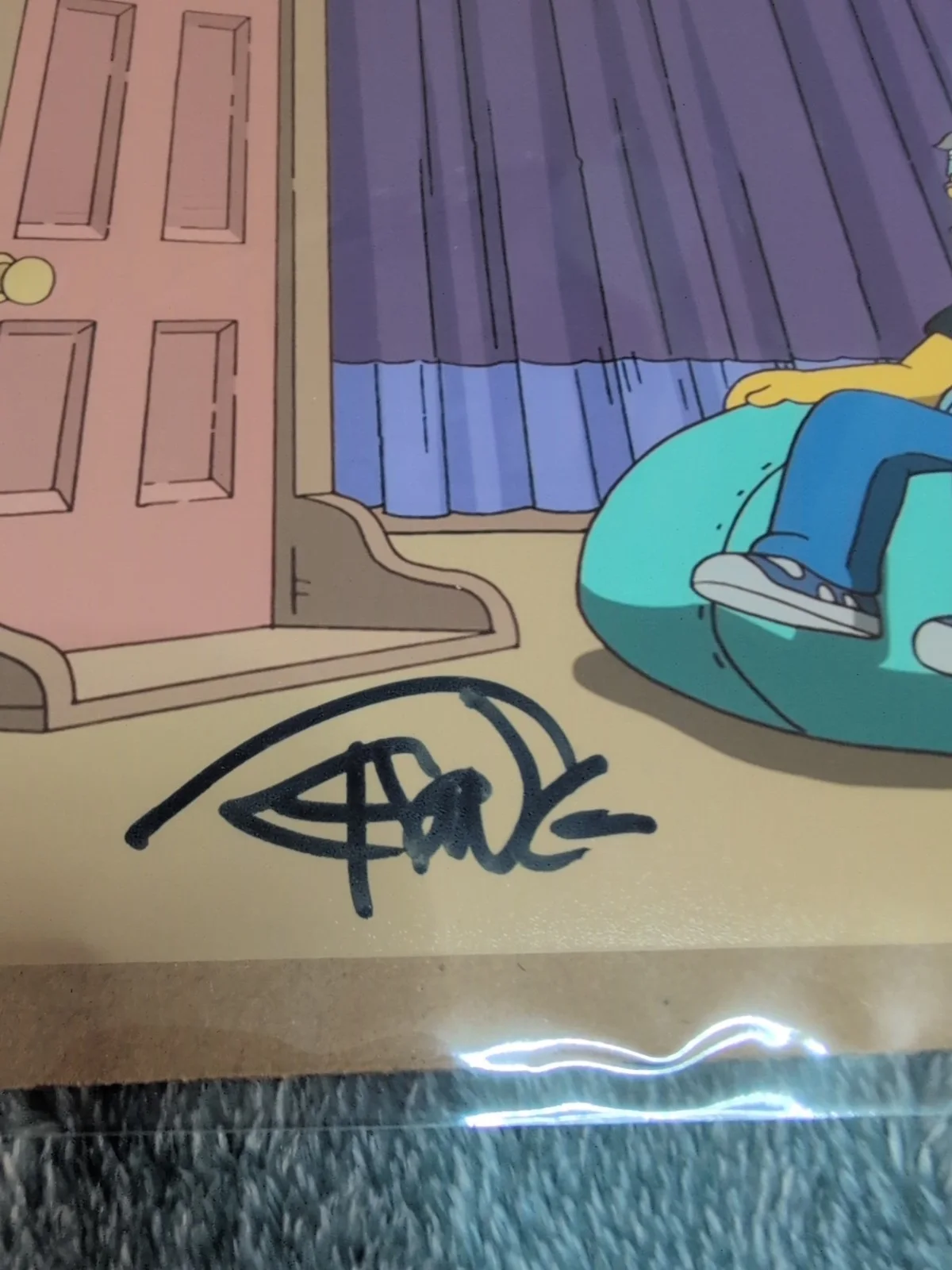 varies — TOMMY CHONG of Cheech & Chong Signed Simpsons 8X10 Photo JSA COA, image 3