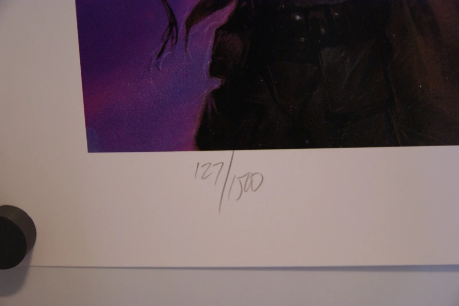Star Wars The Dark Empire Print 24x19 Signed Dave Dorman 127/1500, image 2