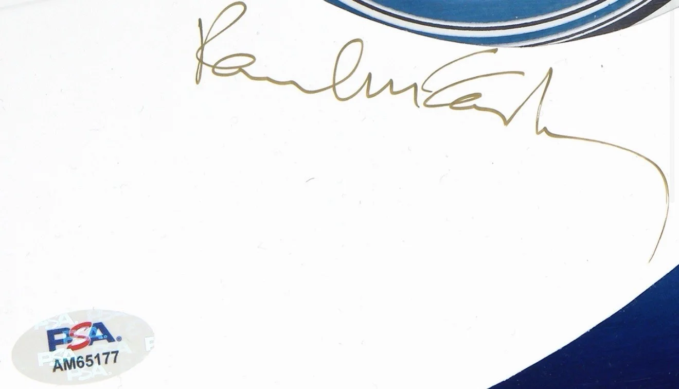The Beatles Paul McCartney Signed Acoustic Guitar PSA/DNA Full COA Letter, image 2