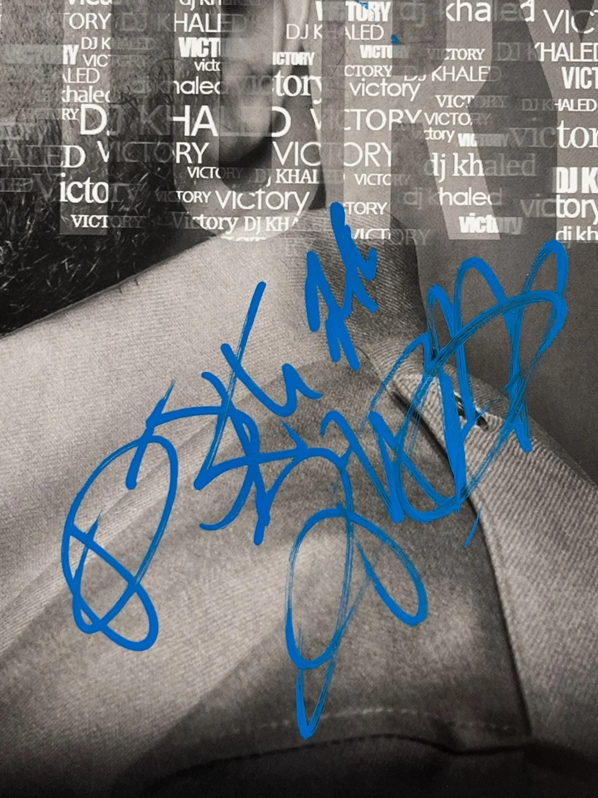 DJ Khaled — DJ Khaled Signed Autographed Victory Vinyl PSA DNA, image 2