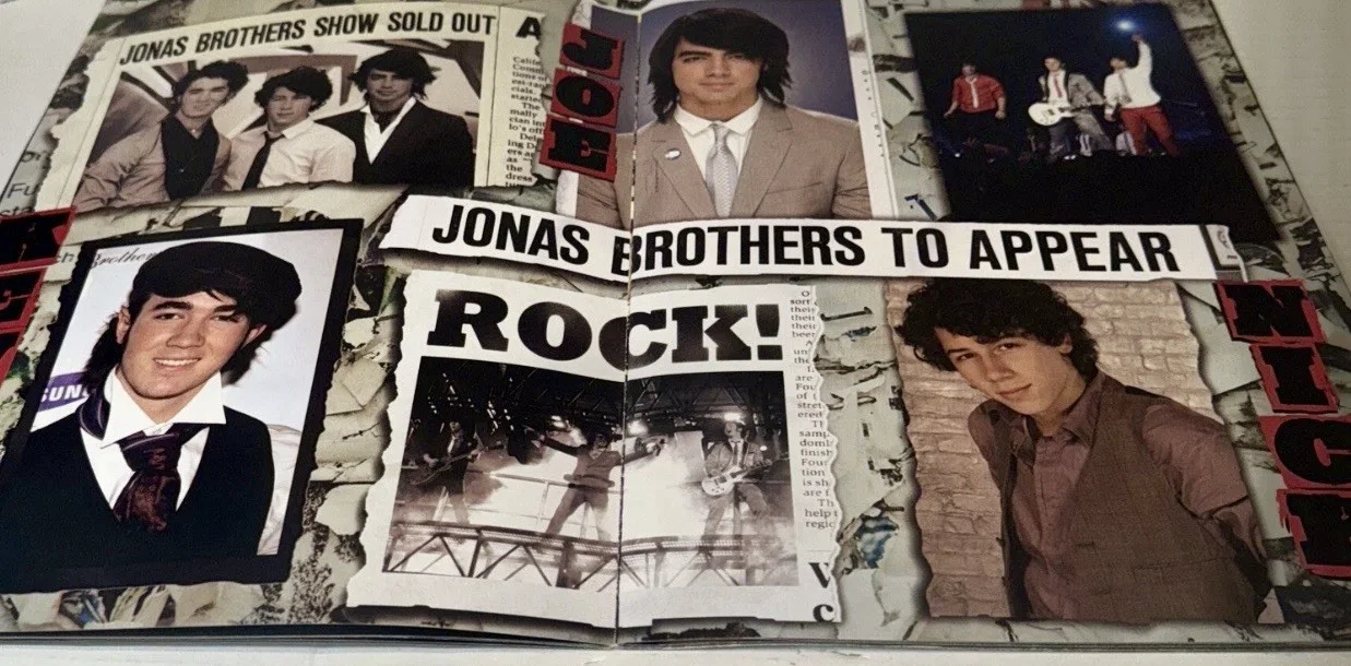 Joe Jonas, Kevin Jonas, Nick Jonas — JONAS BROTHERS SIGNED 2008 WORLD TOUR PROGRAM BOOK. (NEL1154)., image 5