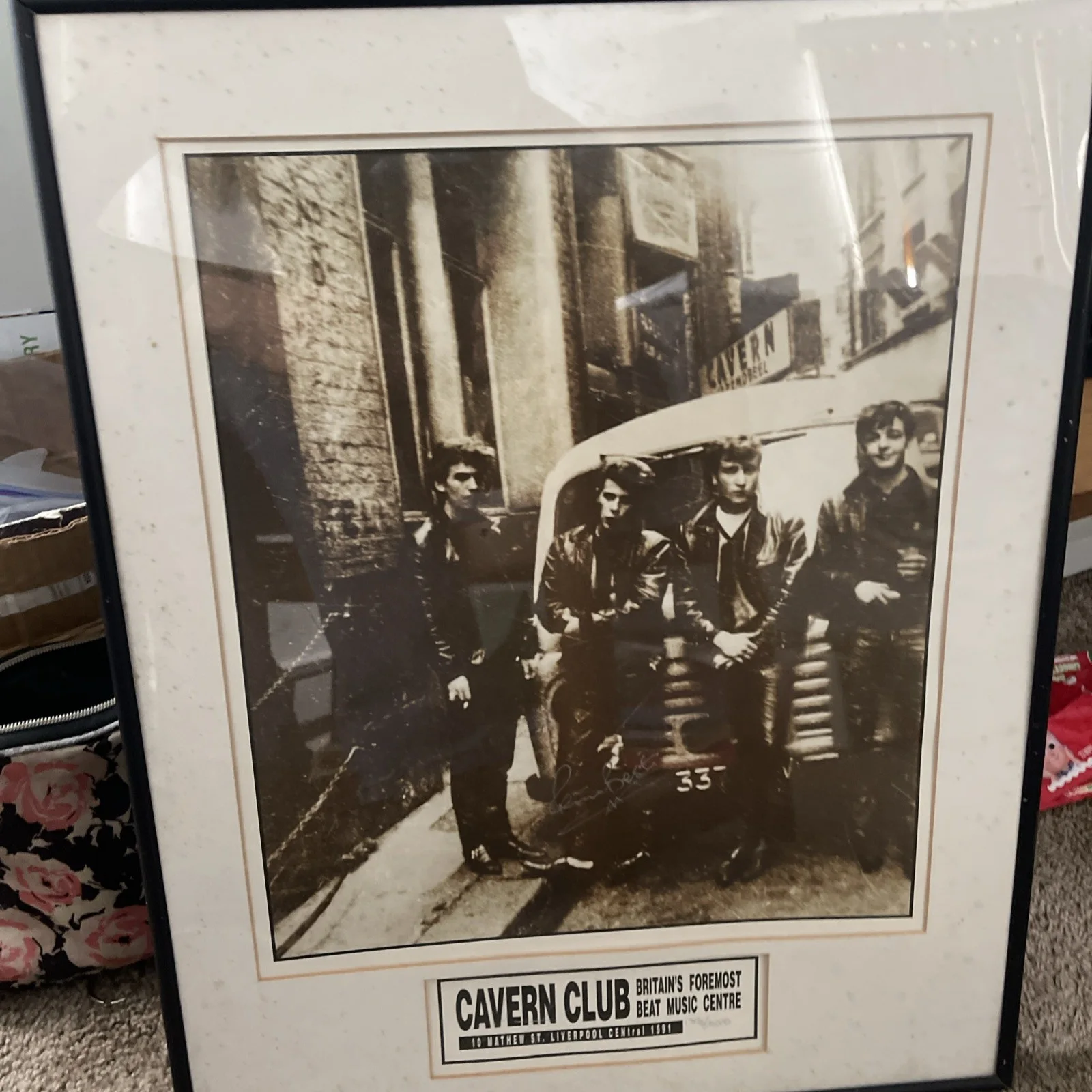 Pete Best Signed Photo (PSA) The Beatles Original Drummer circa 1962 Cavern Club, image 3