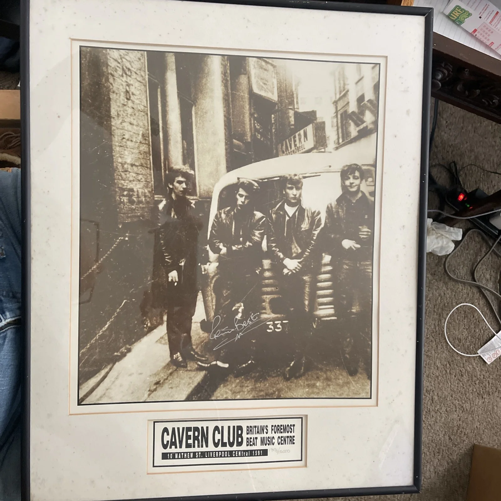 Pete Best Signed Photo (PSA) The Beatles Original Drummer circa 1962 Cavern Club, image 4