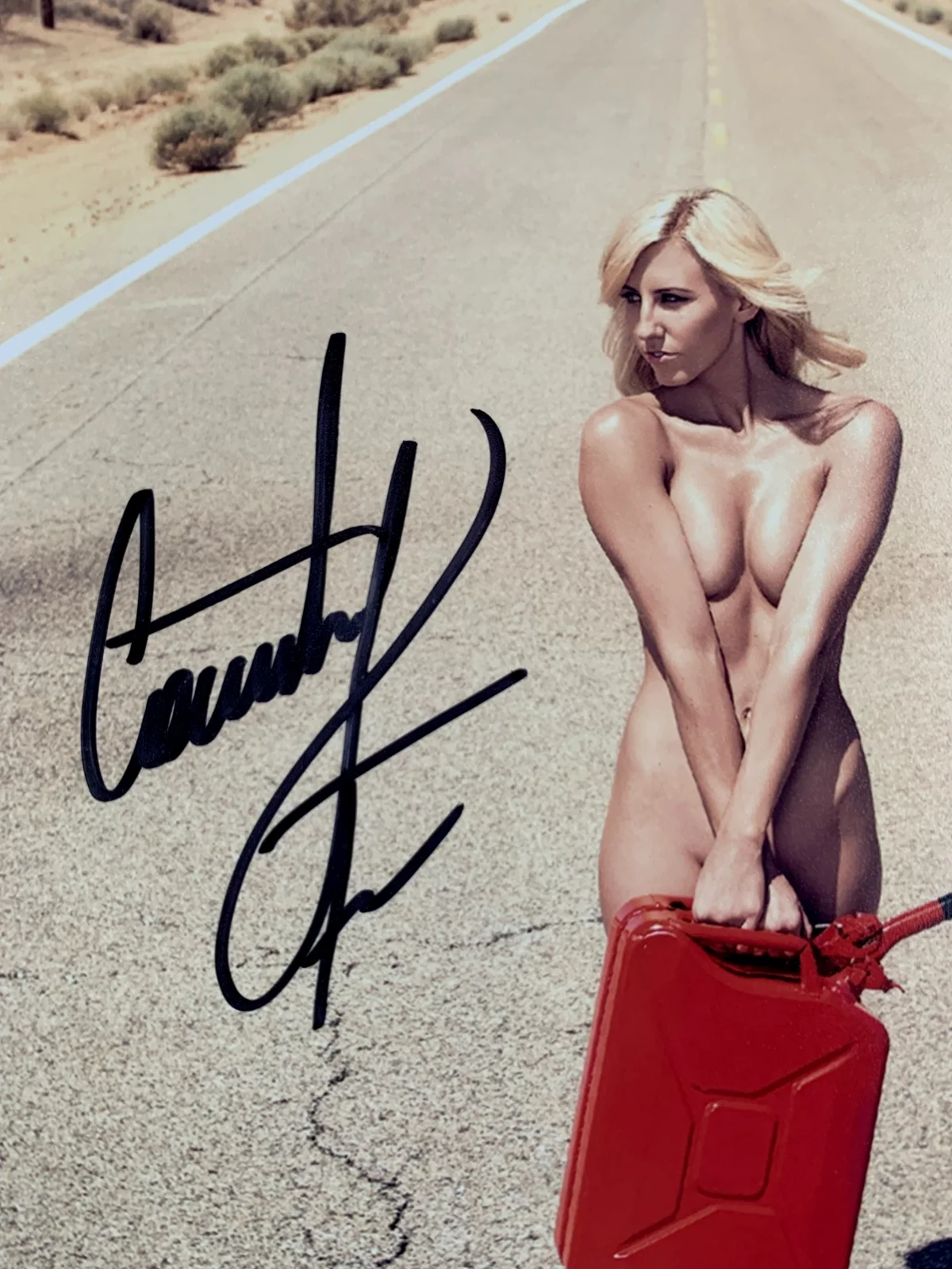 Courtney Force — Racer COURTNEY FORCE signed photo, with COA, 8x10, image 4