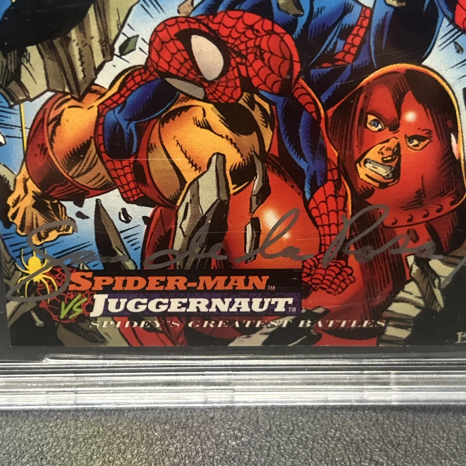Sam De La Rosa — Sam De La Rosa Autographed Signed 1994 amazing Spiderman Card Beckett authentic, image 2