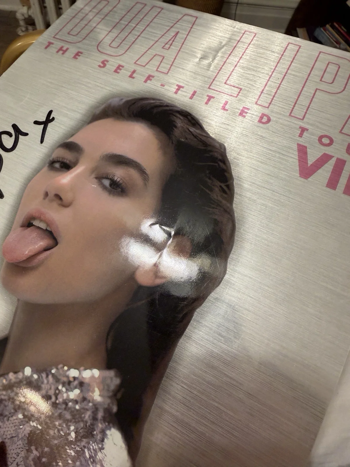 Dua Lipa The Self-Titled Tour VIP Autographed Original Music Poster, изображение 4