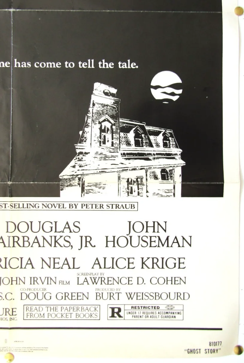Original Ghost Story USA One Sheet Film Poster 1981 Fred Astaire, изображение 4