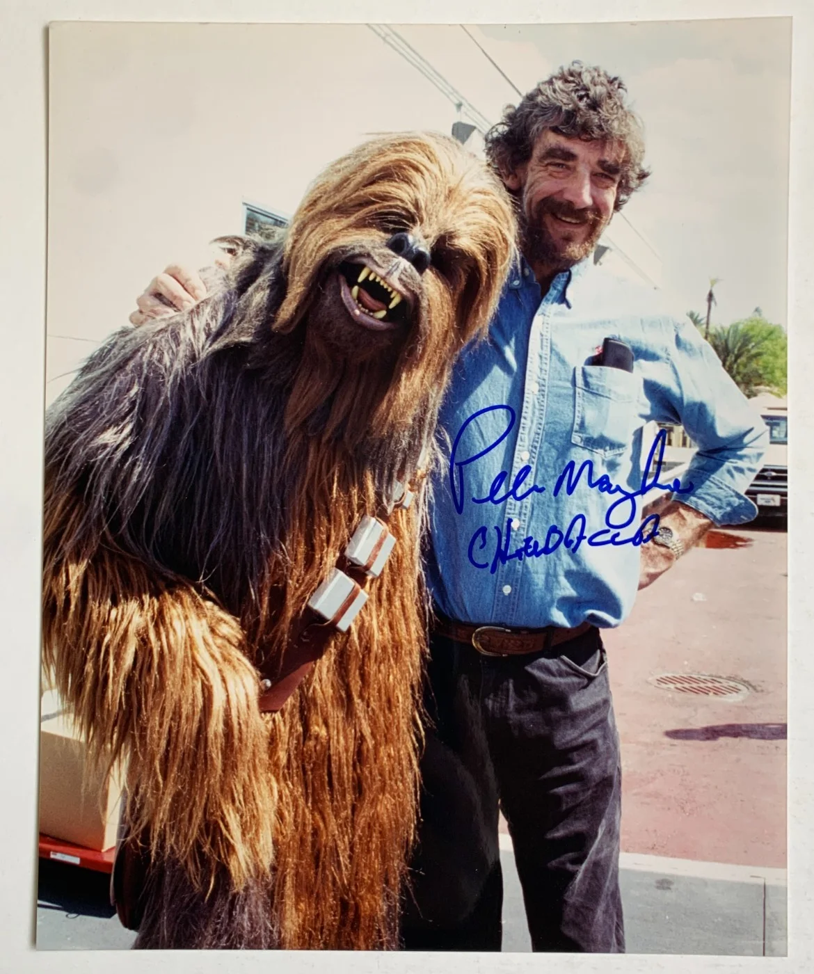 Peter Mayhew — PETER MAYHEW "Chewbacca" signed photo, with COA, 8x10, Star Wars, изображение 4
