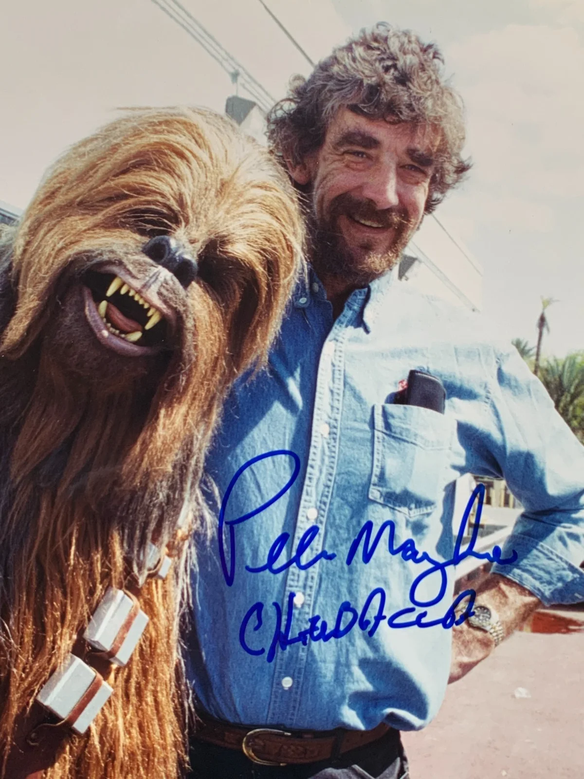Peter Mayhew — PETER MAYHEW "Chewbacca" signed photo, with COA, 8x10, Star Wars, изображение 5