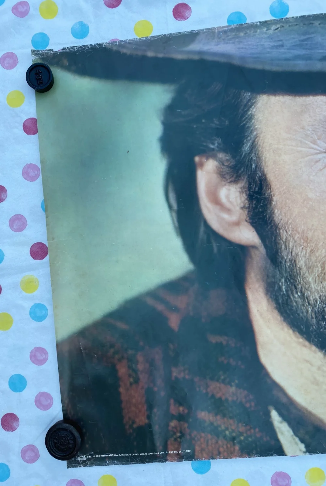 Vintage Clint Eastwood 1977 Pace International Poster 94 x 62 cm, image 2