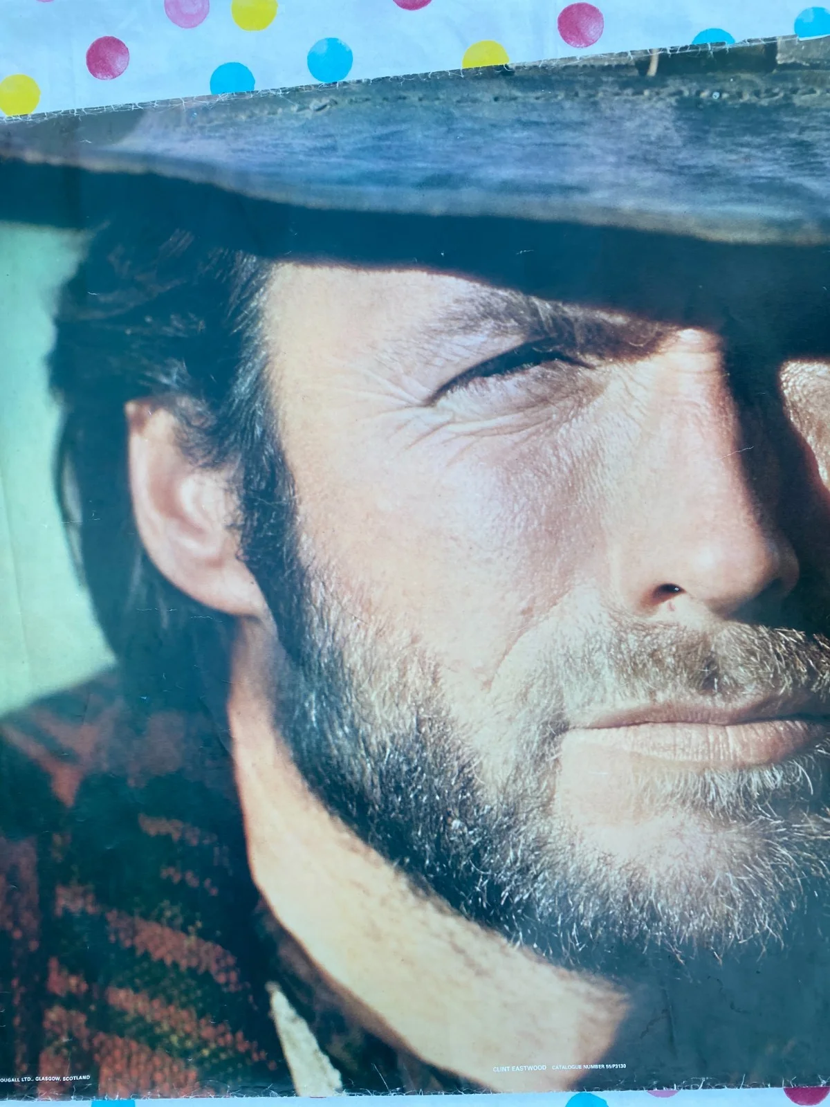 Vintage Clint Eastwood 1977 Pace International Poster 94 x 62 cm, image 3