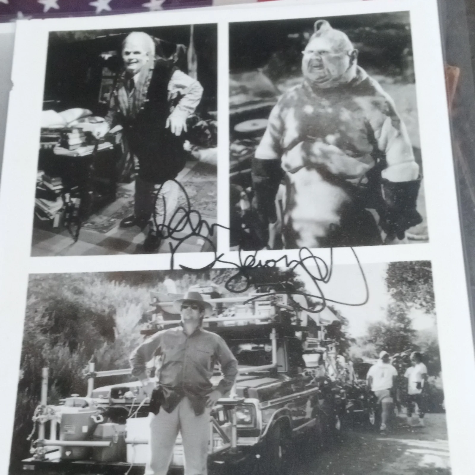 Warner Bros Original Autographed Movie Photo Black & White Multiple Scenes 8x10, image 5