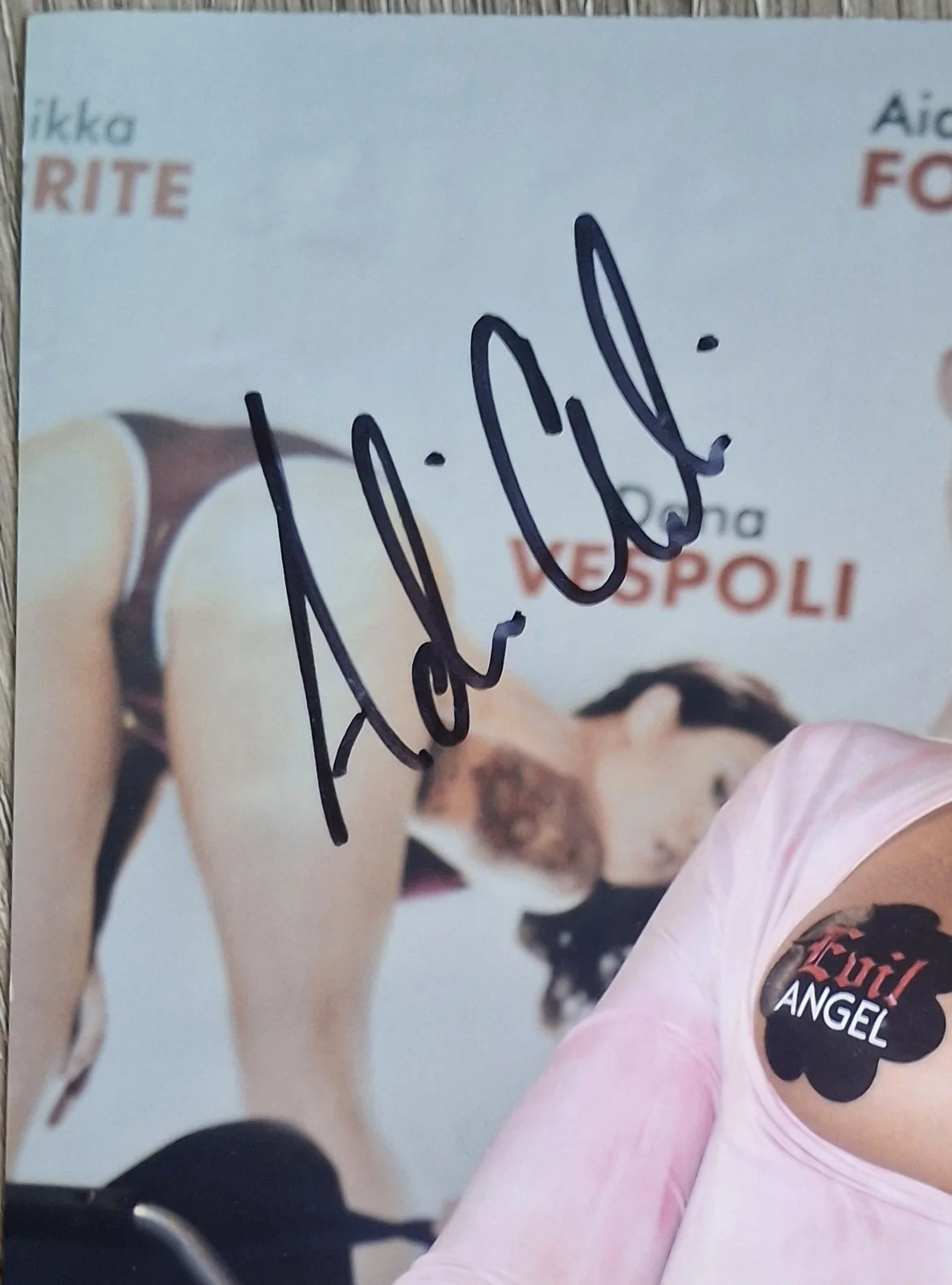 Adriana CHECHIK Signed 8x12" PHOTO #1 - Pink Princess, image 2