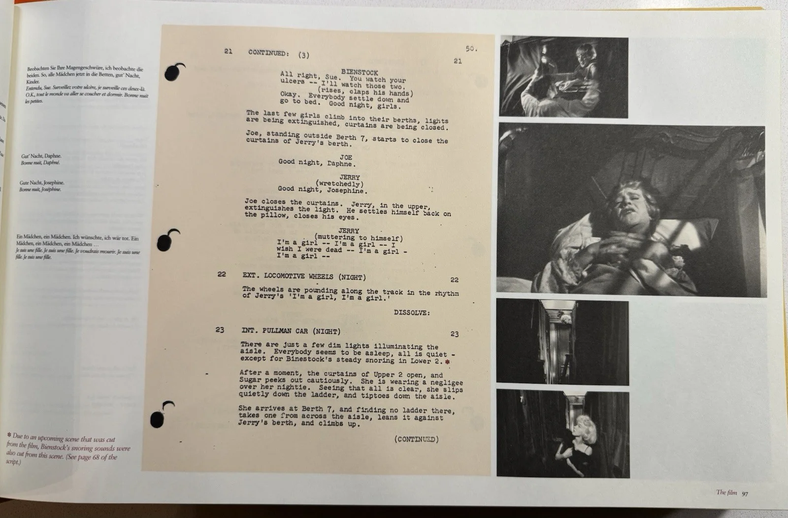 “Some like It Hot” Book/ Compendium Of The Classic Film., image 5