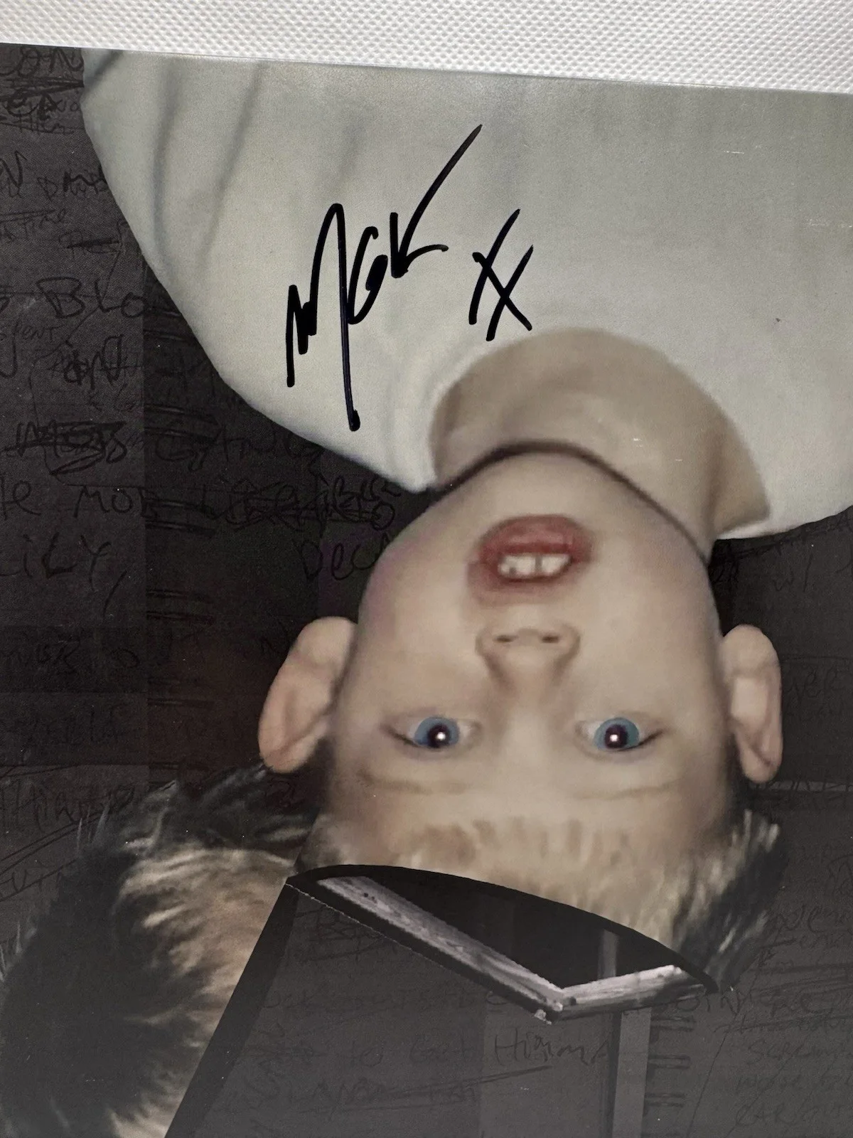 MACHINE GUN KELLY MGK SIGNED AUTOGRAPHED HOTEL DIABLO VINYL ALBUM PSA/DNA COA, изображение 2