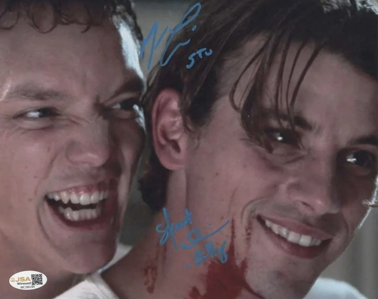 Matthew Lillard and Skeet Ulrich — Matthew Lillard Skeet Ulrich autographed inscribed 8x10 photo Scream JSA COA