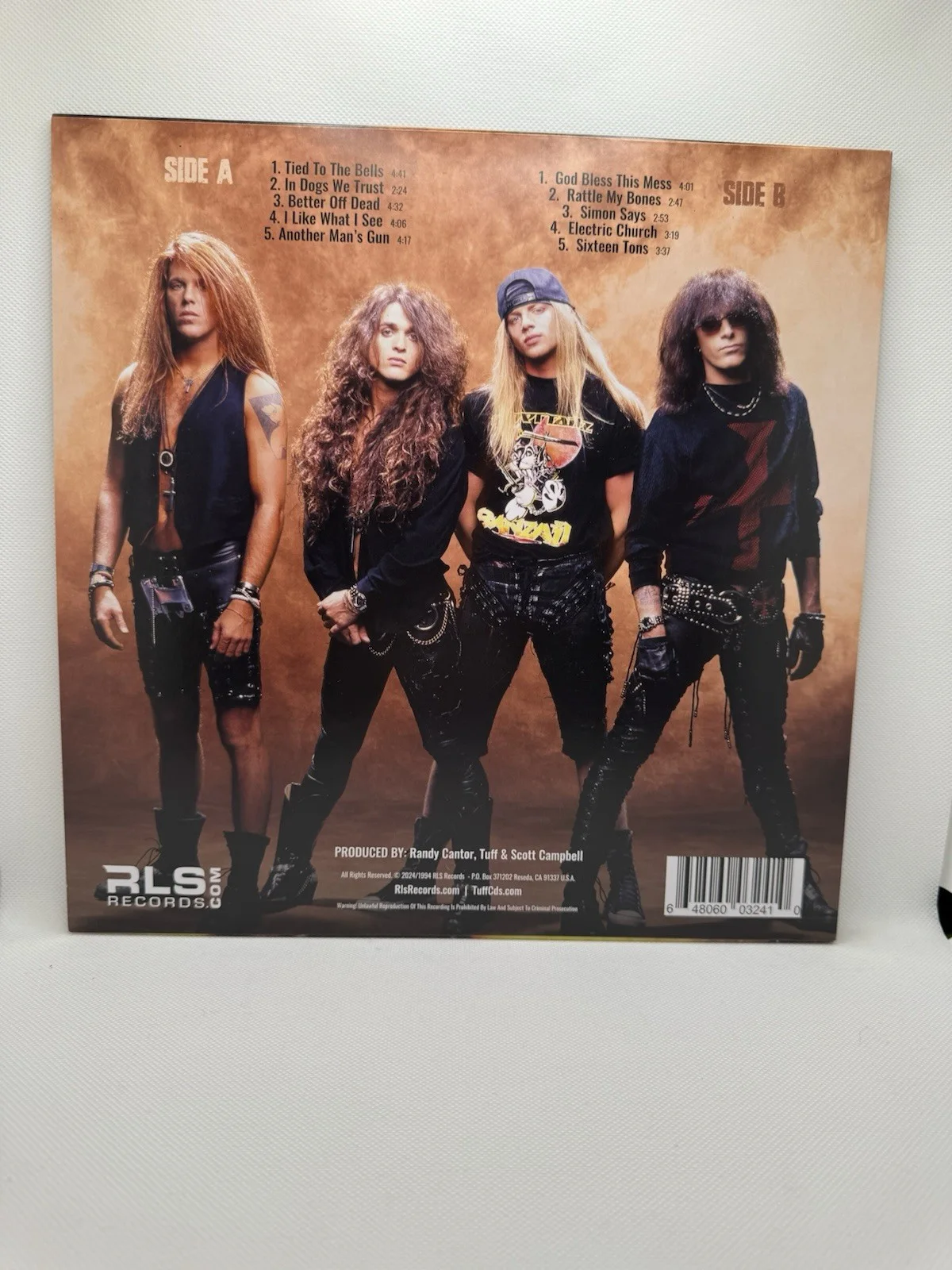 TUFF SIGNED VINYL STEVIE RACHELLE FIST FIRST AUTOGRAPHED RECORD ALBUM LP LEAN, изображение 4