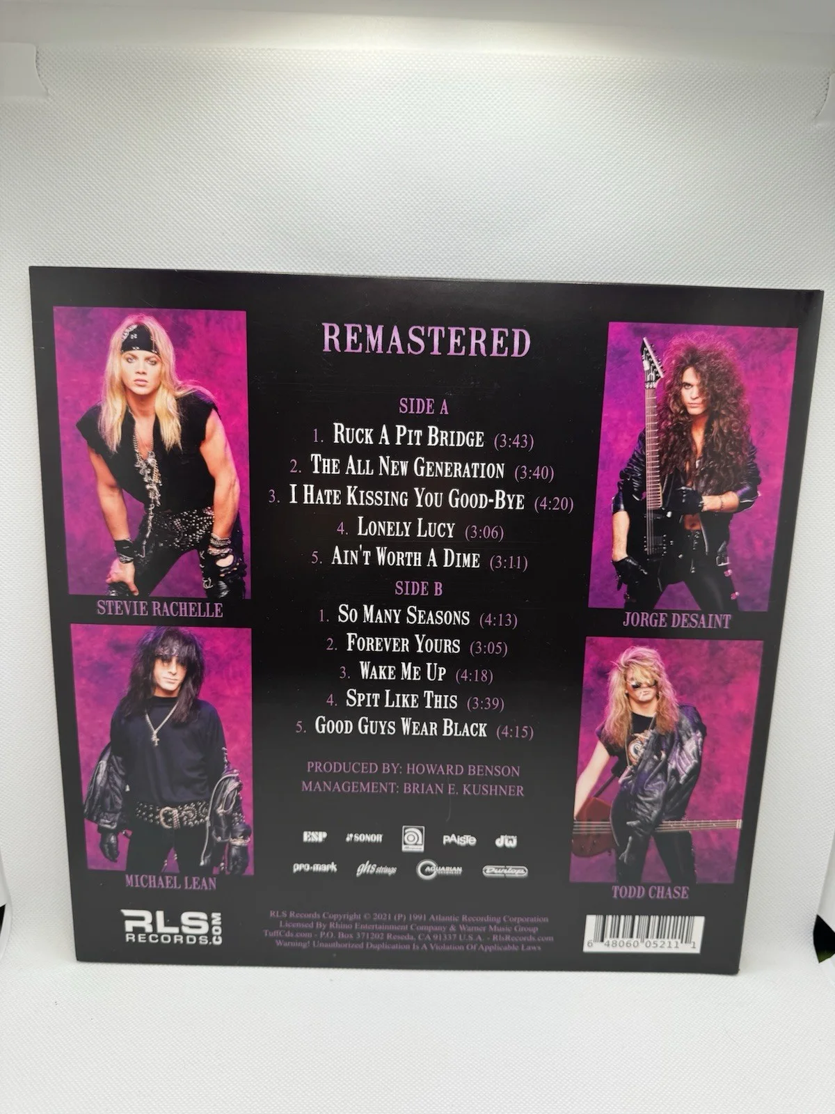 TUFF SIGNED VINYL STEVIE RACHELLE WHAT COMES AROUND GOES AROUND AUTOGRAPHED + 2, image 4