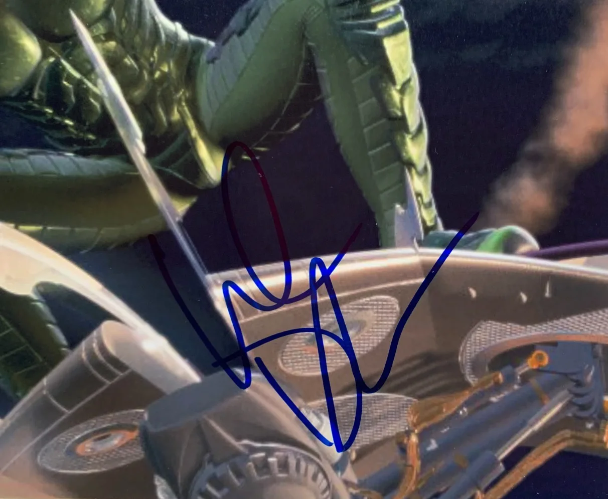 Willem Dafoe — WILLEM DAFOE "Green Goblin" signed SPIDER-MAN movie photo, with COA, 8x10, изображение 5
