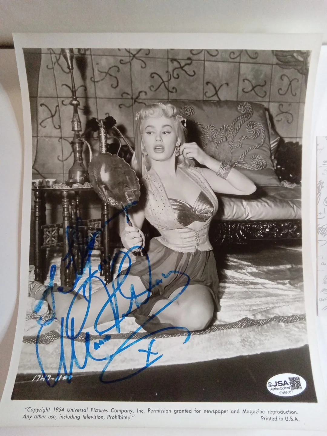 Julia Sanderson Signed 8x10 Photo Sunshine Girl Broadway Star JSA, изображение 2