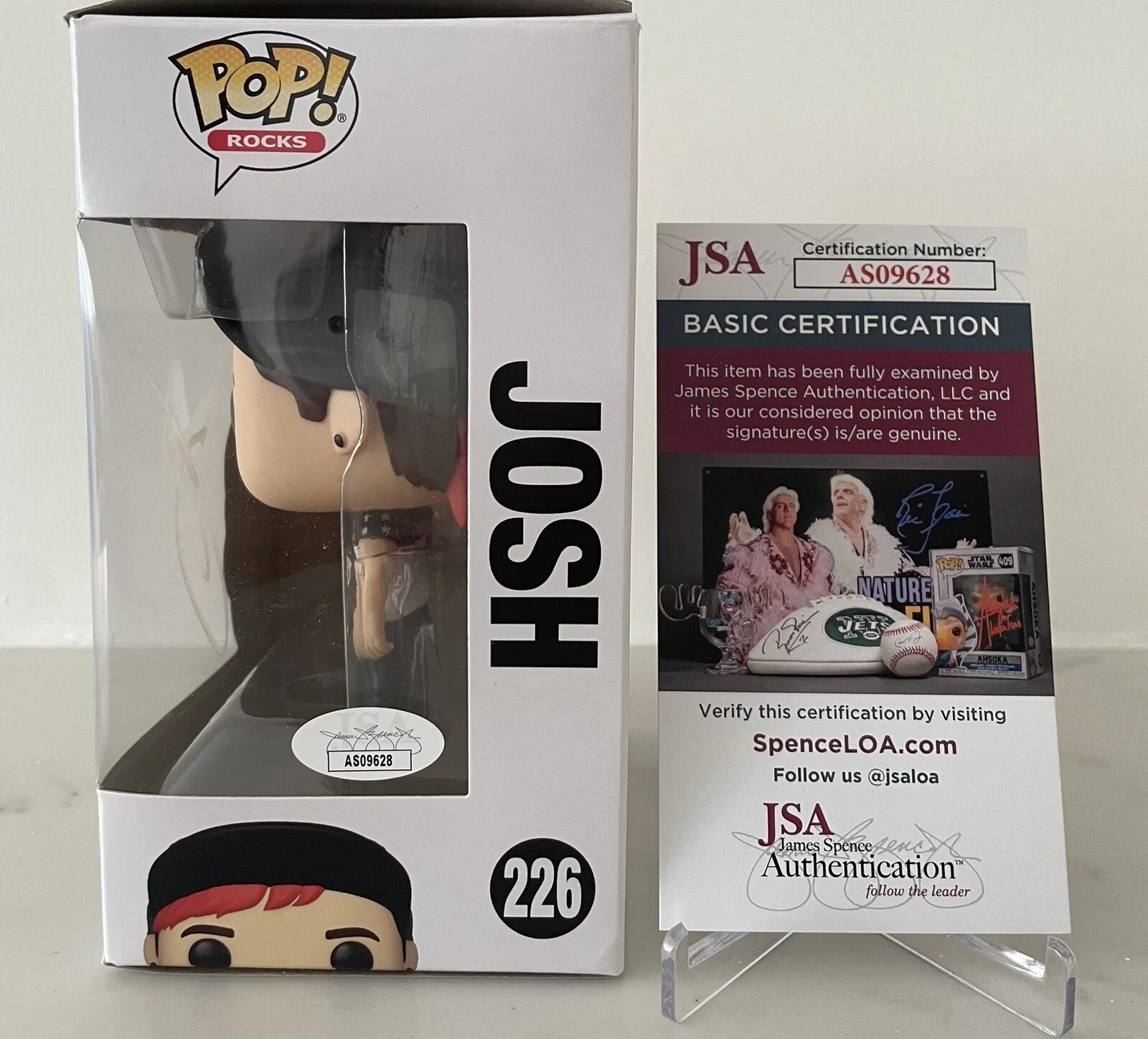 JOSH DUN SIGNED TWENTY ONE PILOTS FUNKO POP - JSA COA, image 2