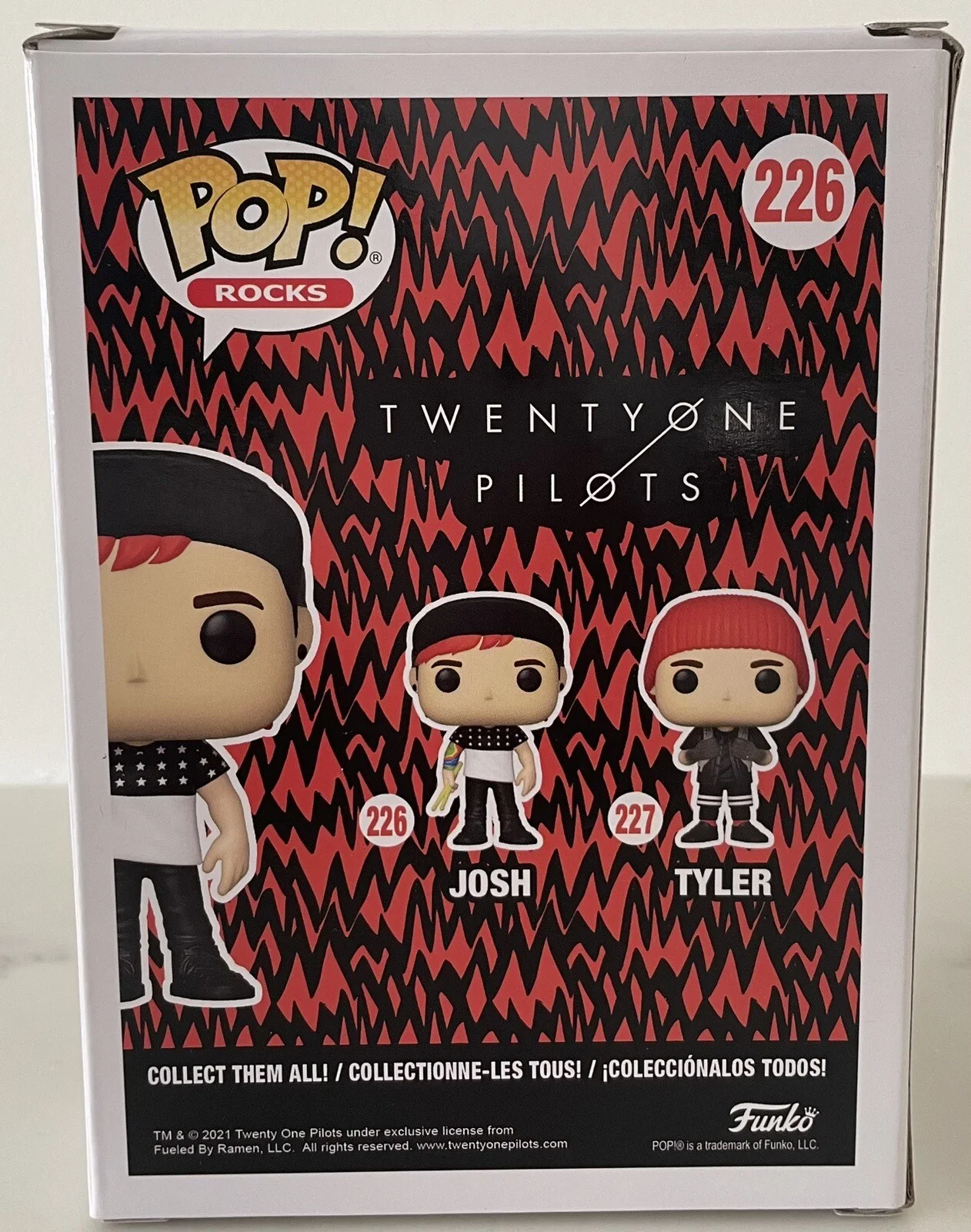 JOSH DUN SIGNED TWENTY ONE PILOTS FUNKO POP - JSA COA, image 4