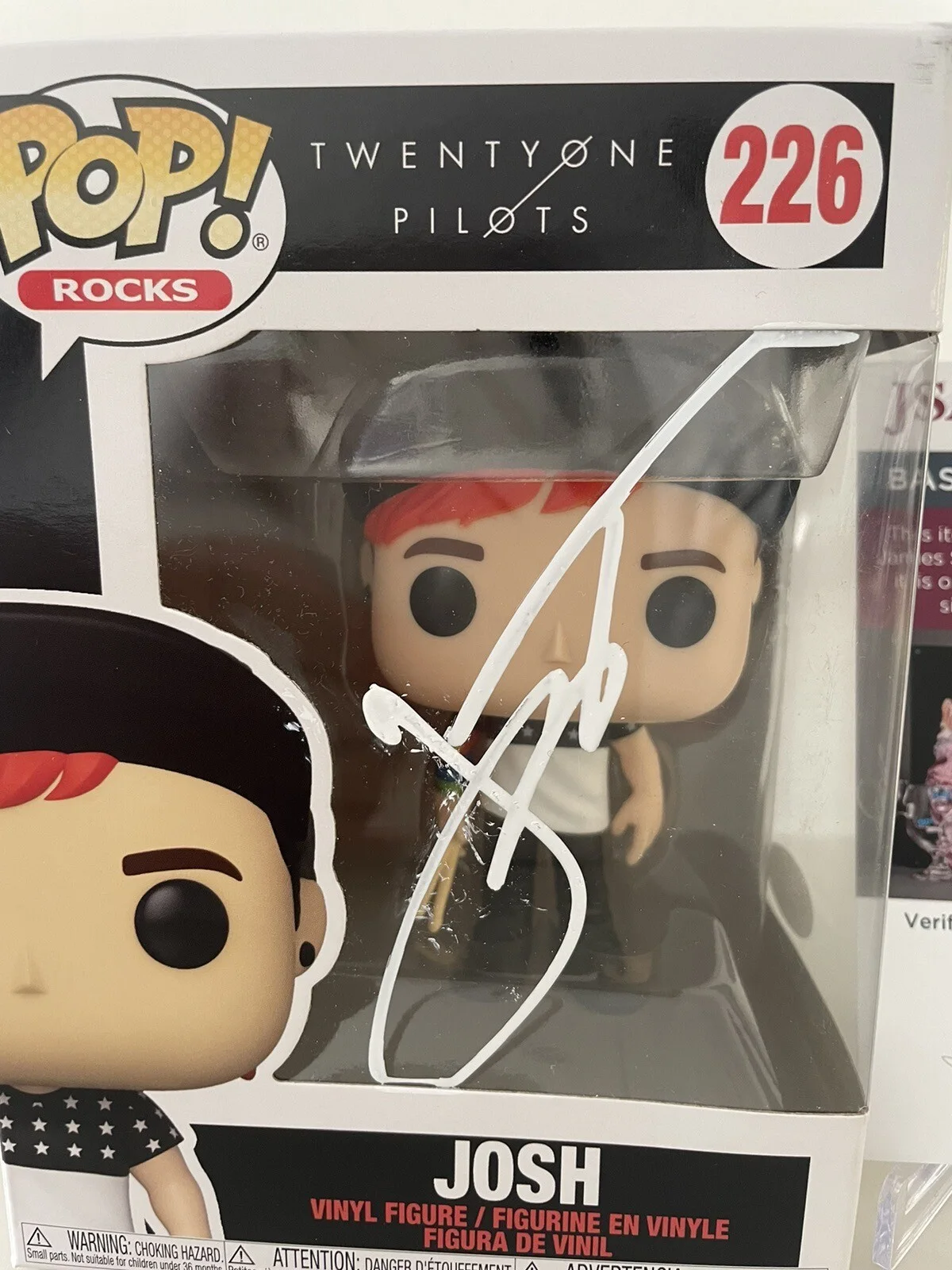 JOSH DUN SIGNED TWENTY ONE PILOTS FUNKO POP - JSA COA, image 2