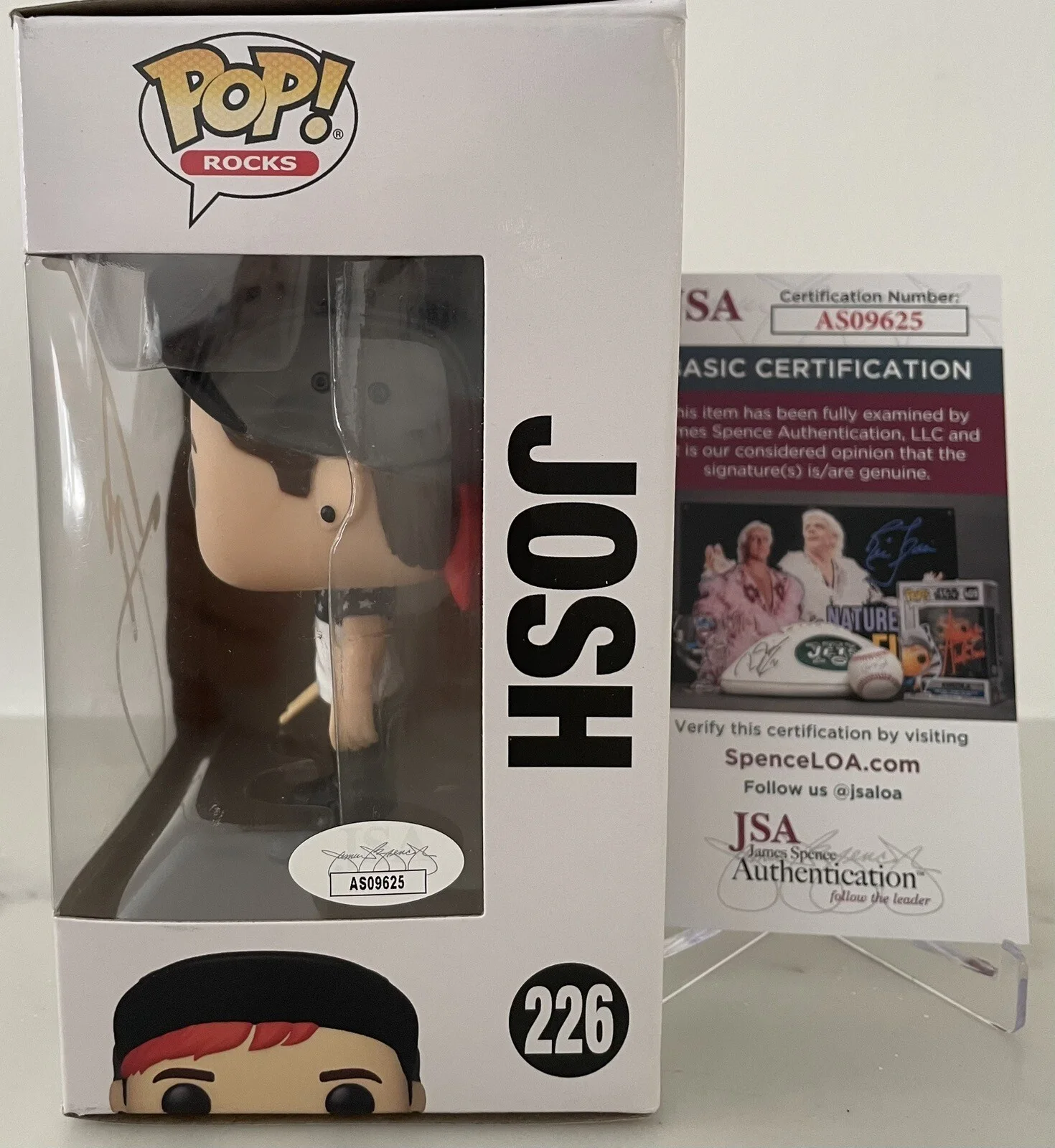 JOSH DUN SIGNED TWENTY ONE PILOTS FUNKO POP - JSA COA, image 3