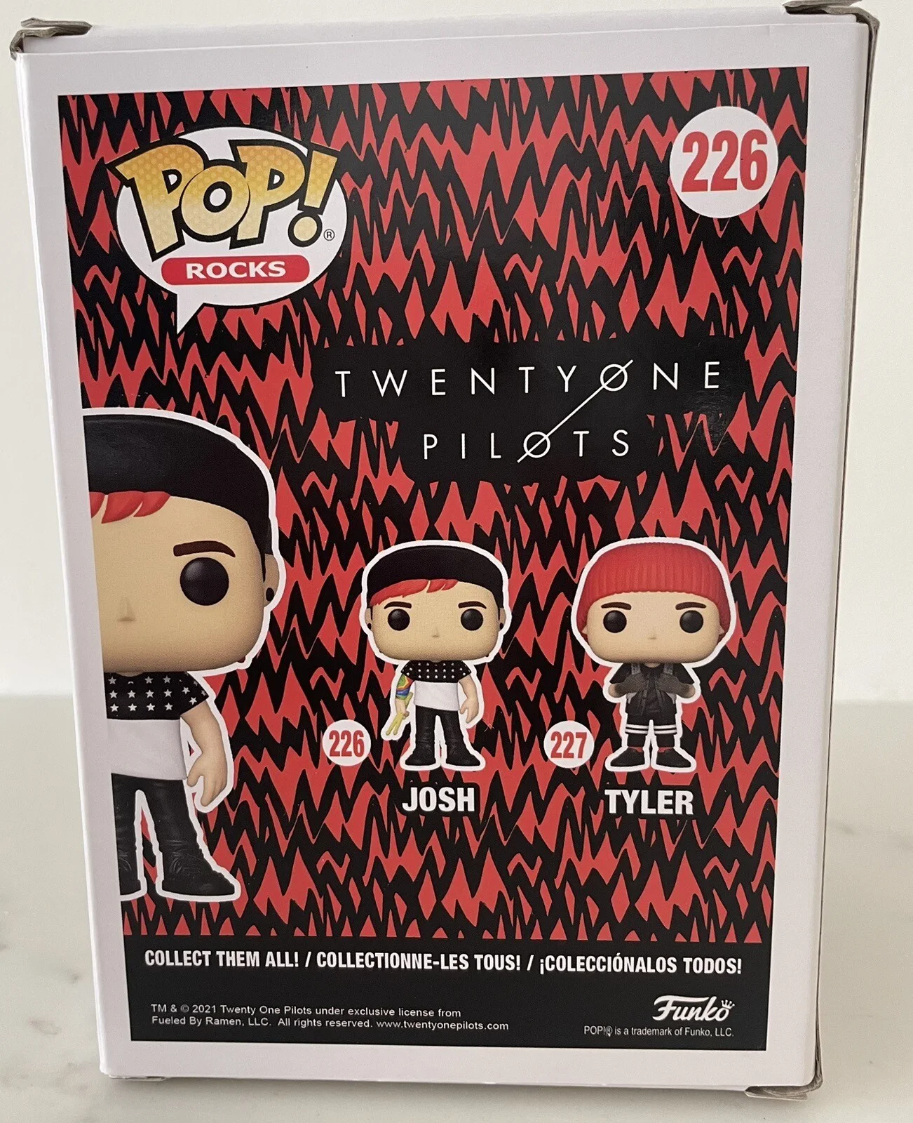 JOSH DUN SIGNED TWENTY ONE PILOTS FUNKO POP - JSA COA, image 4