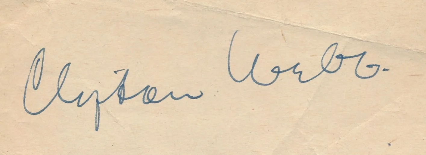 Clifton Webb - 1940's Signed Album Page w/ Orig. 1950 Key Book Still - d.1966, image 3