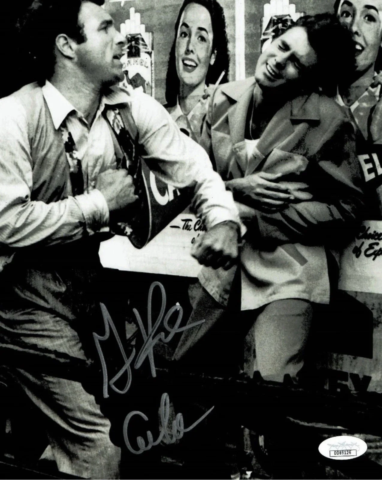 Gianni Russo — Gianni Russo Signed 8x10 Photo Godfather Sonny punching Carlo JSA Certified