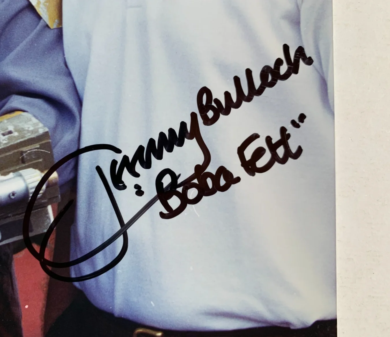 Jeremy Bulloch — JEREMY BULLOCH "Boba Fett" signed STAR WARS photo, with COA, 8x10, изображение 2
