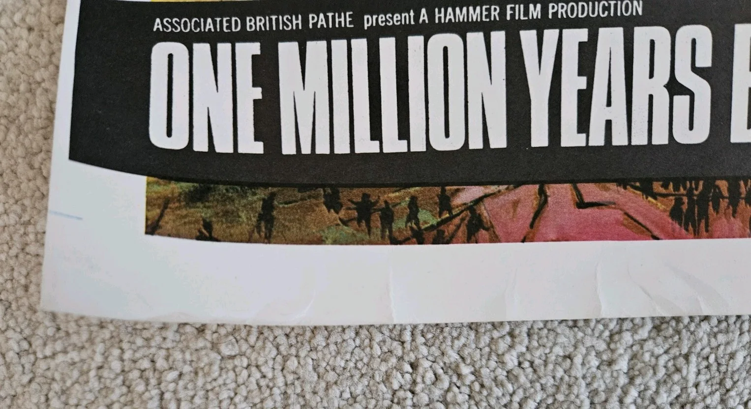 One Million Years BC & She original UK quad poster double-bill - Hammer Glamour, изображение 2