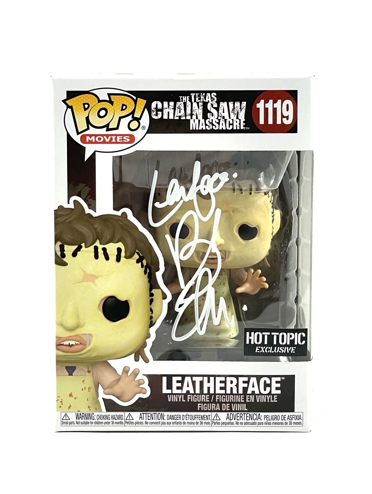 Bob Elmore — The Texas Chainsaw Massacre Leatherface Signed Hot Topic Funko Pop Bob Elmore, image 2