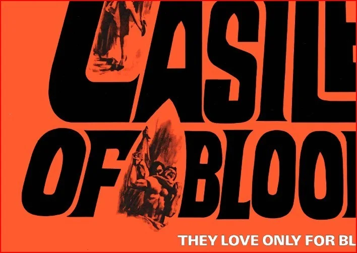 Castle Of Blood 1964 Horror Film - Restored 27.2" x 41" US One Sheet, изображение 5