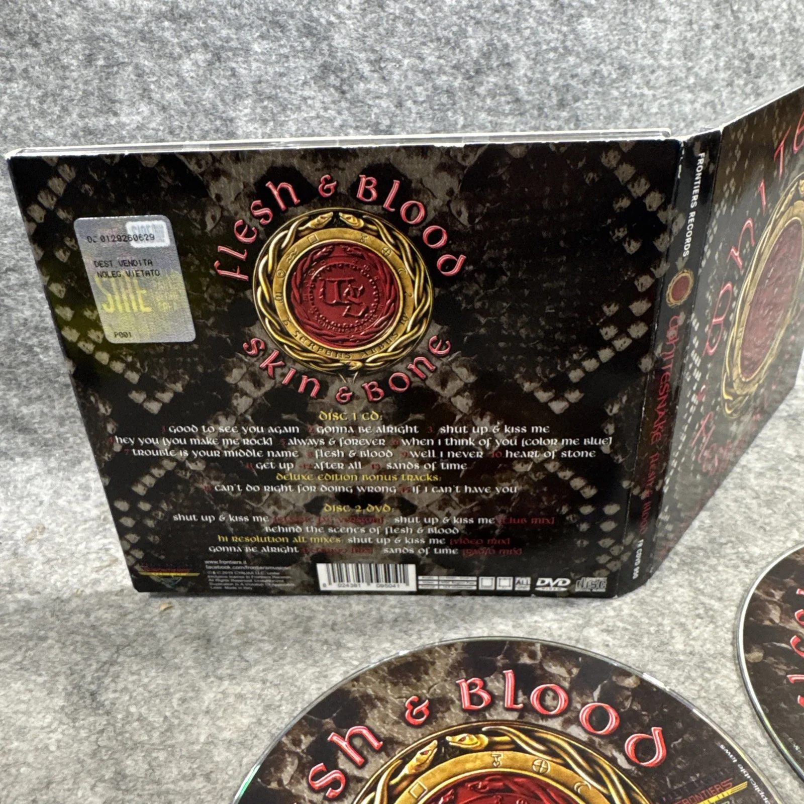 WHITESNAKE FLESH & BLOOD SIGNED 2 CD AUTOGRAPHED VERY RARE DAVID COVERDALE, изображение 3