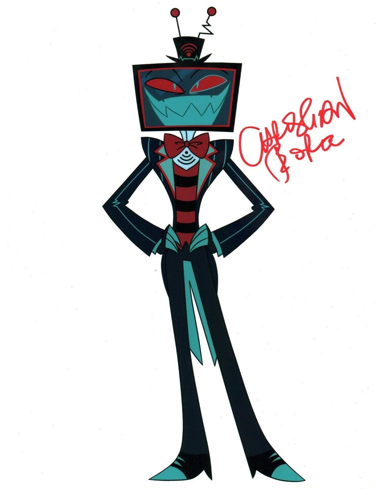 Christian Borle — Christian Borle Hazbin Hotel 11x14 Signed Photo JSA Certified Autograph
