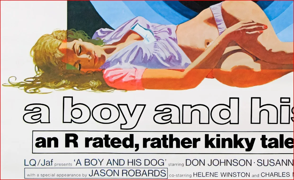 A Boy And His Dog 1975 Sci-Fi Drama Film - Restored 27.2" x 41" US One Sheet, изображение 5