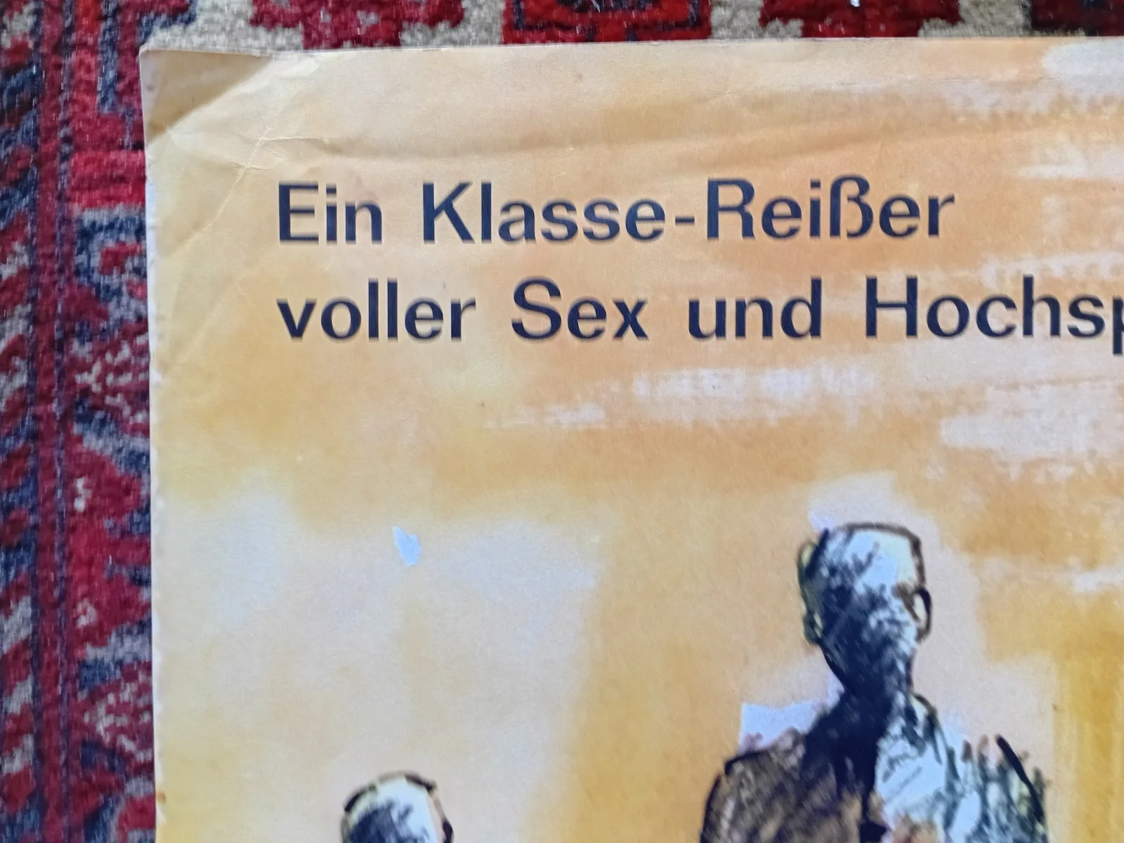 Nine Girls on Hell Island [Amok] 1963/1965 ORIGINAL German Poster 83.6cm x 59cm, изображение 2