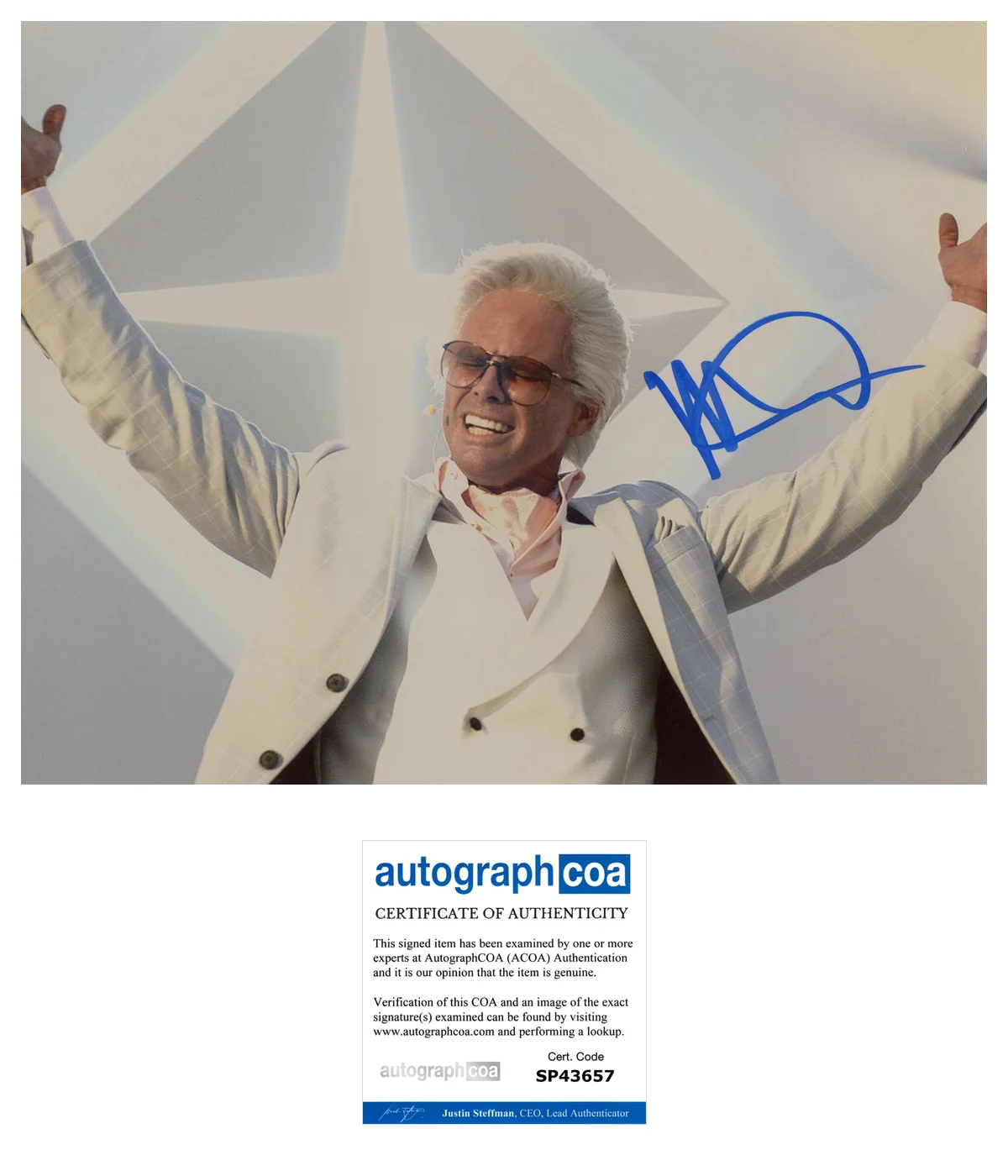 WALTON GOGGINS SIGNED THE RIGHTEOUS GEMSTONES 8x10 PHOTO w/EXACT VIDEO PROOF COA, изображение 3