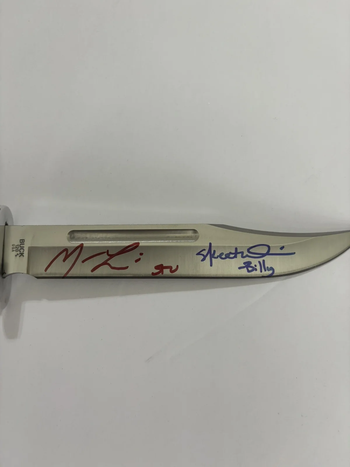 Matthew Lillard — Skeet Ulrich & Matthew Lillard signed Real 120 buck knife Scream Stu Beckett, изображение 2