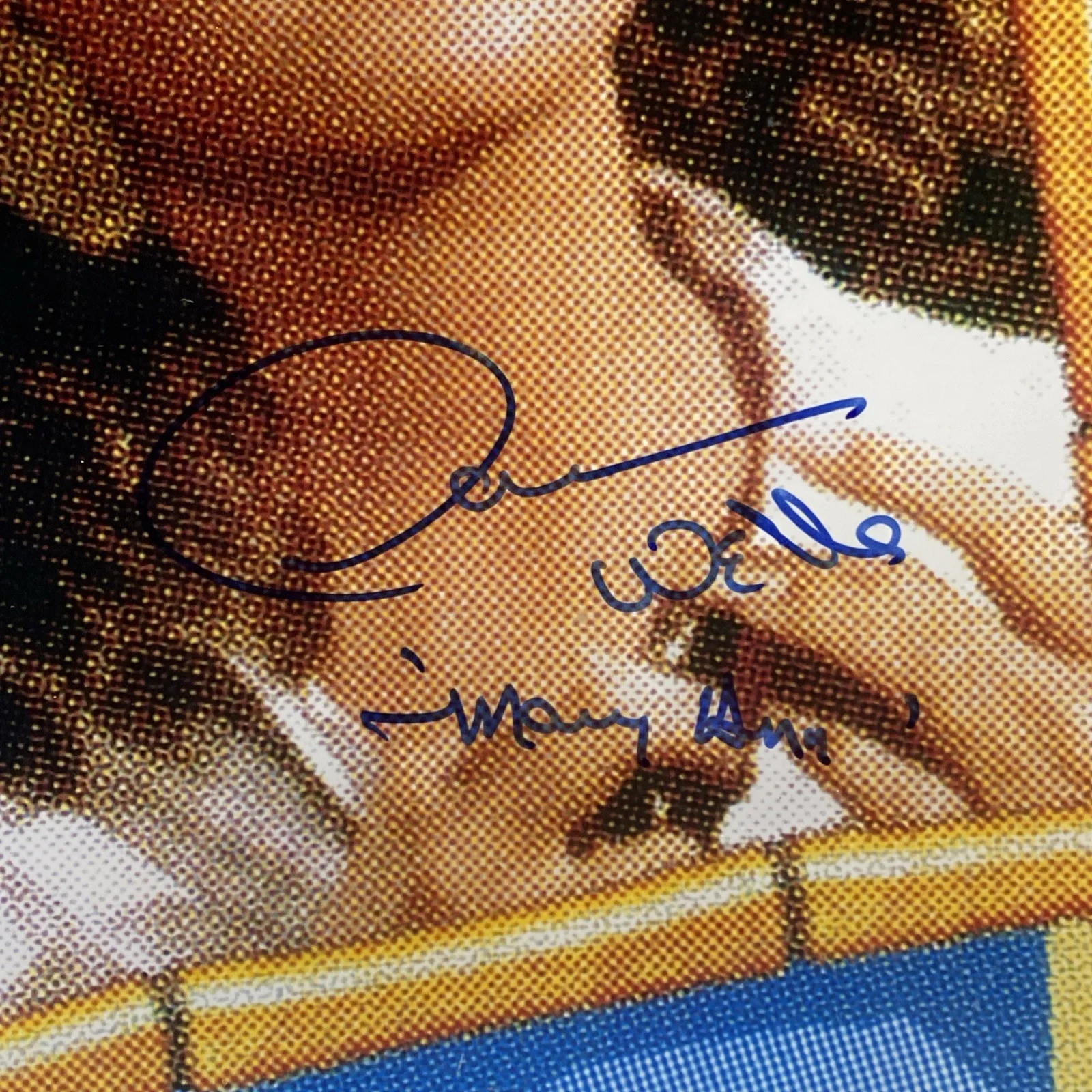 8x10 GILLIGANS ISLAND DAWN WELLS SIGNED WITH MARY ANN INSCRIB PHOTO LR9, изображение 2