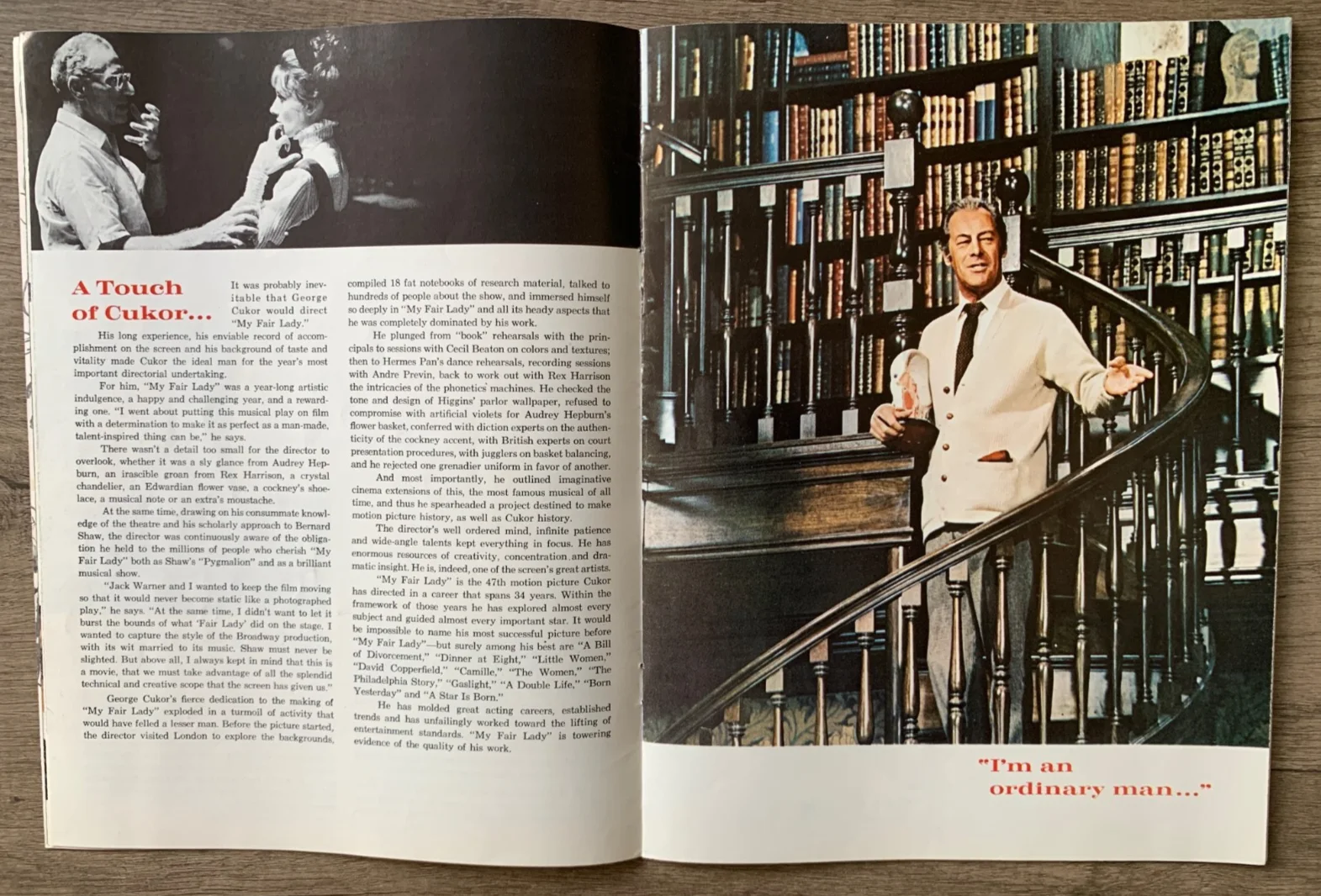My Fair Lady (1964) Original UK Movie Souvenir Pgm - Audrey Hepburn Rex Harrison, изображение 5