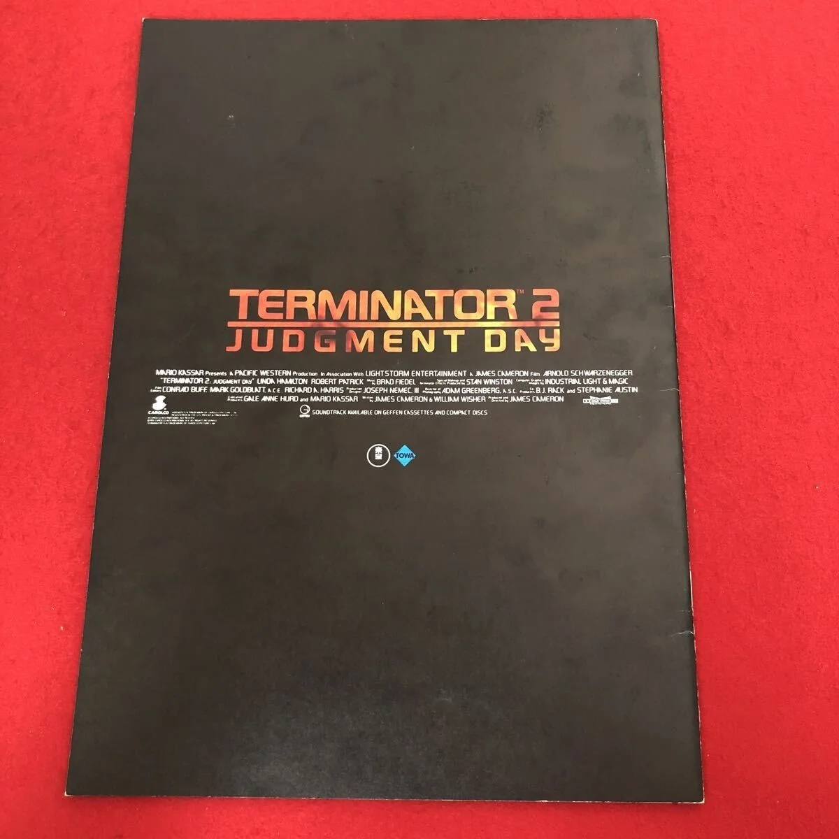 TERMINATOR 2: JUDGEMENT DAY (1991) Japanese Movie Programme! Schwarzenegger, image 2