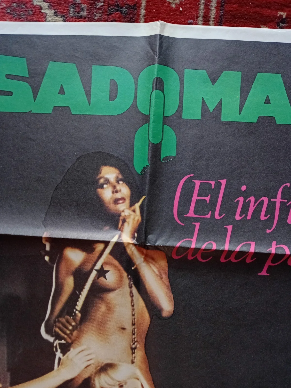 Sadomania (1981) ORIGINAL Spanish Poster - Jesús Franco - Ajita Wilson 99 x 70cm, изображение 2