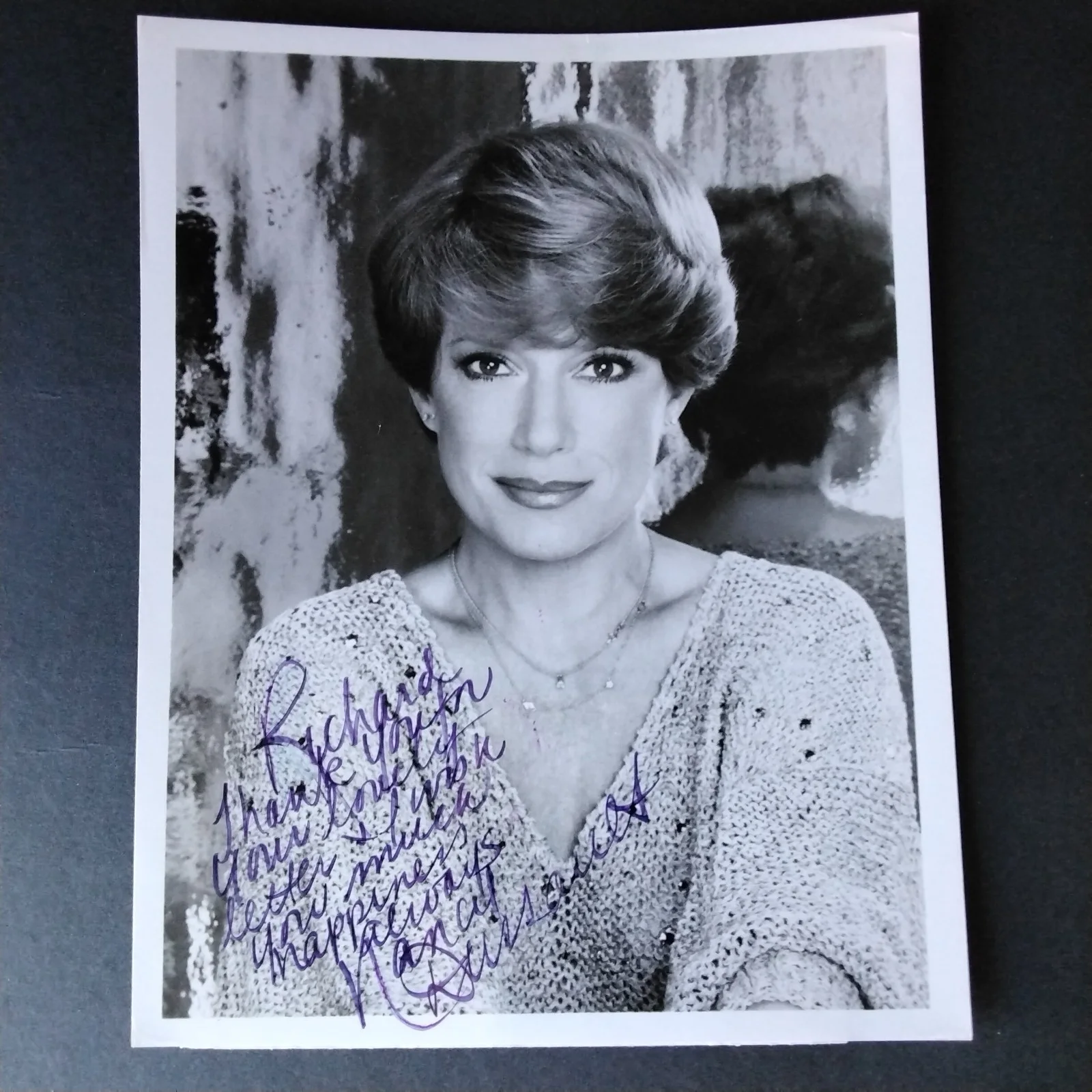 Nancy Dussault SIGNED Photo 80s TV Stage Actress Too Close for Comfort In-Laws, изображение 2