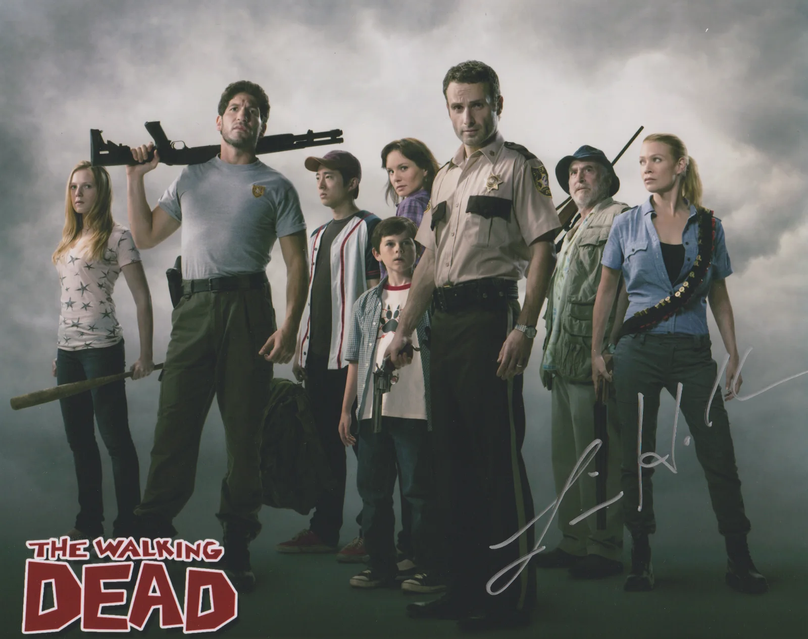 LAURIE HOLDEN — LAURIE HOLDEN THE WALKING DEAD SIGNED 10X8 COLOR PHOTO AUTOGRAPH ANDREA HARRISON