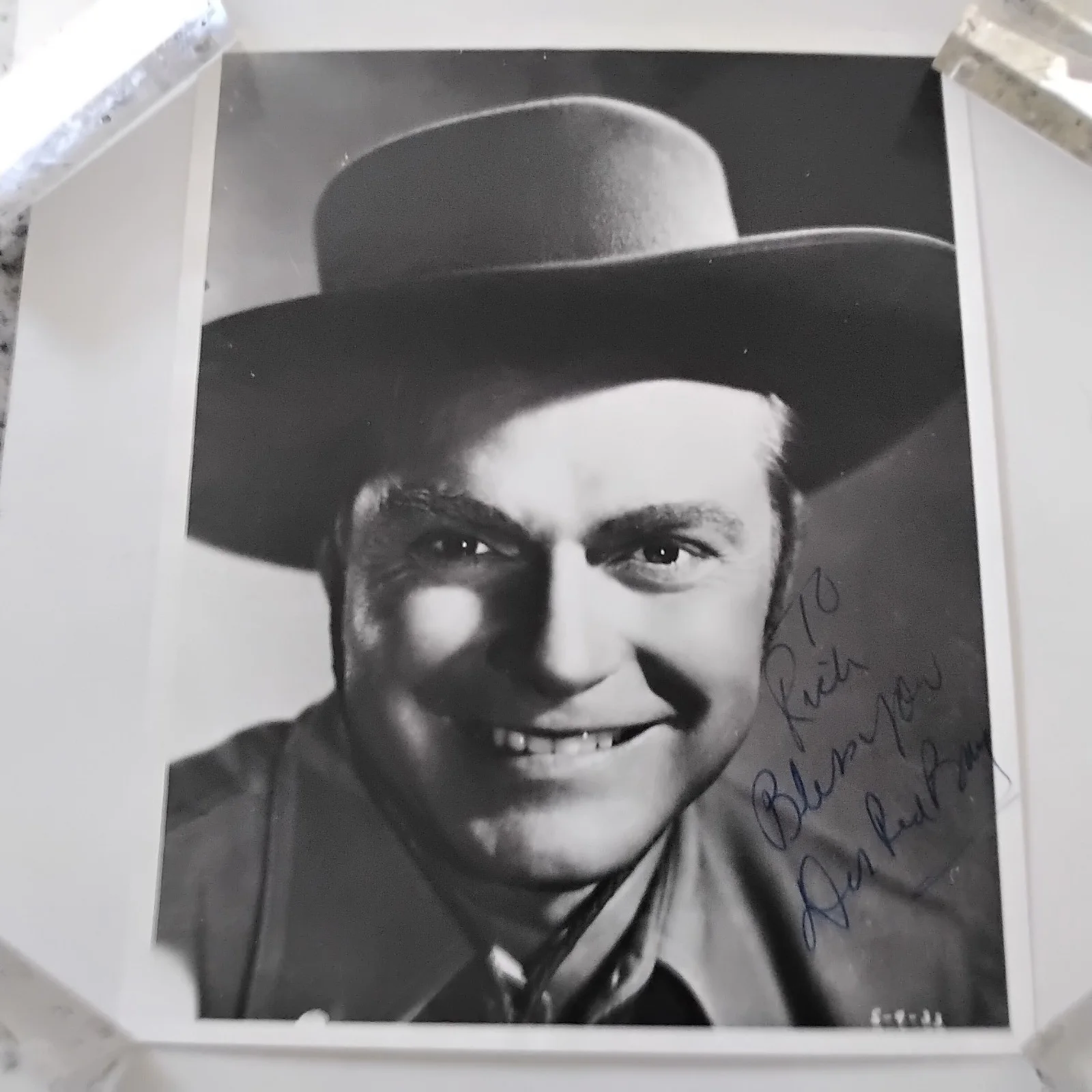 Don "Red" Barry SIGNED Photo Movie TV Actor Red Ryder Wyoming Outlaw B Westerns, изображение 2